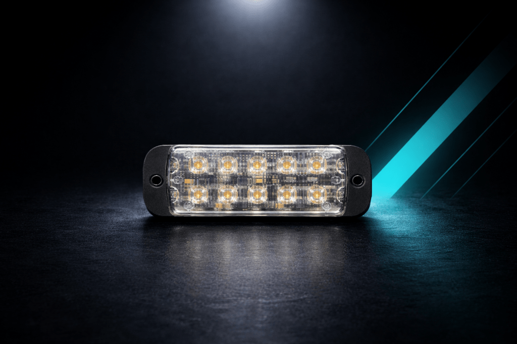PERIMETRAL LED DOBLE FILA DE ALTO PODER, CIRCULINA LED DUAL STACK, ULTRA DELGADO PARA AUTO, CAMION, AMBULANCIA, SERENAZGO