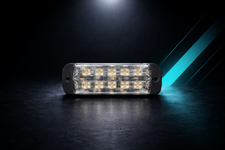 PERIMETRAL LED DOBLE FILA DE ALTO PODER, CIRCULINA LED DUAL STACK, ULTRA DELGADO PARA AUTO, CAMION, AMBULANCIA, SERENAZGO