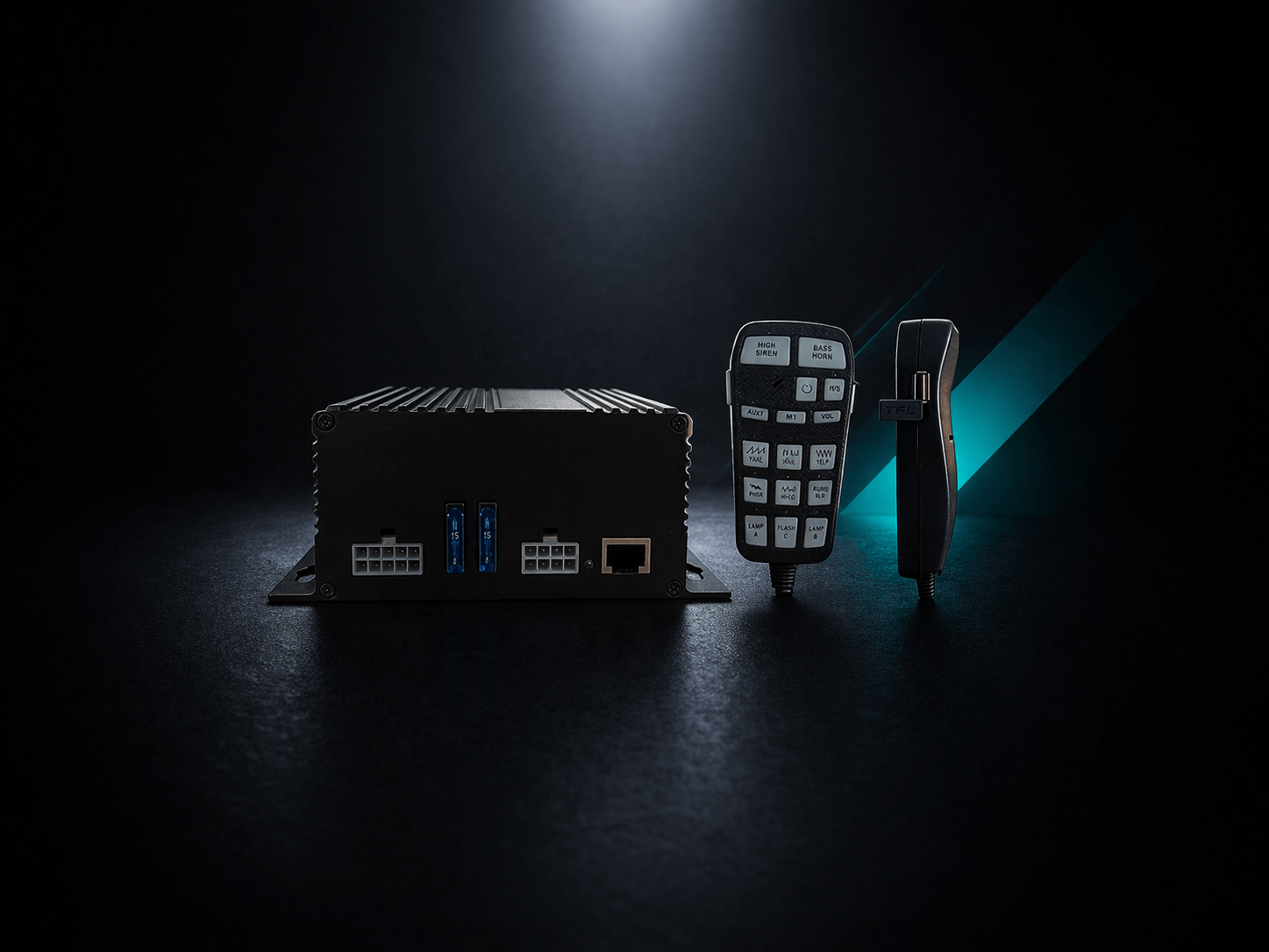 SIRENA ELECTRONICA PREMIUM, 150W, ALUMINIO, MANDO CONTROL, TONOS VARIADOS OFICIALES